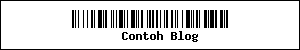 barcode contoh blog barcode contoh blog